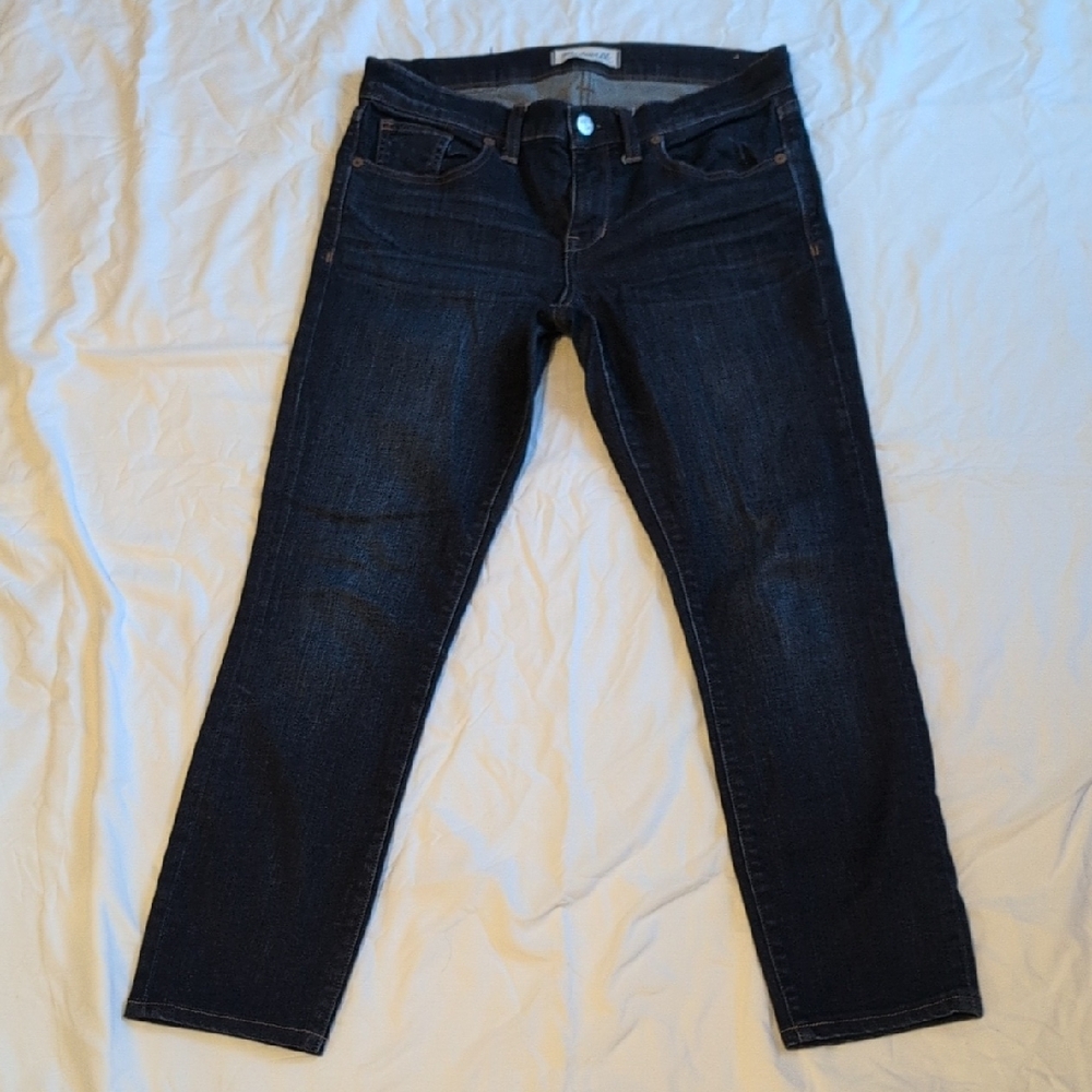 Madewell Blue Ankle Cropped Jeans Classic Style